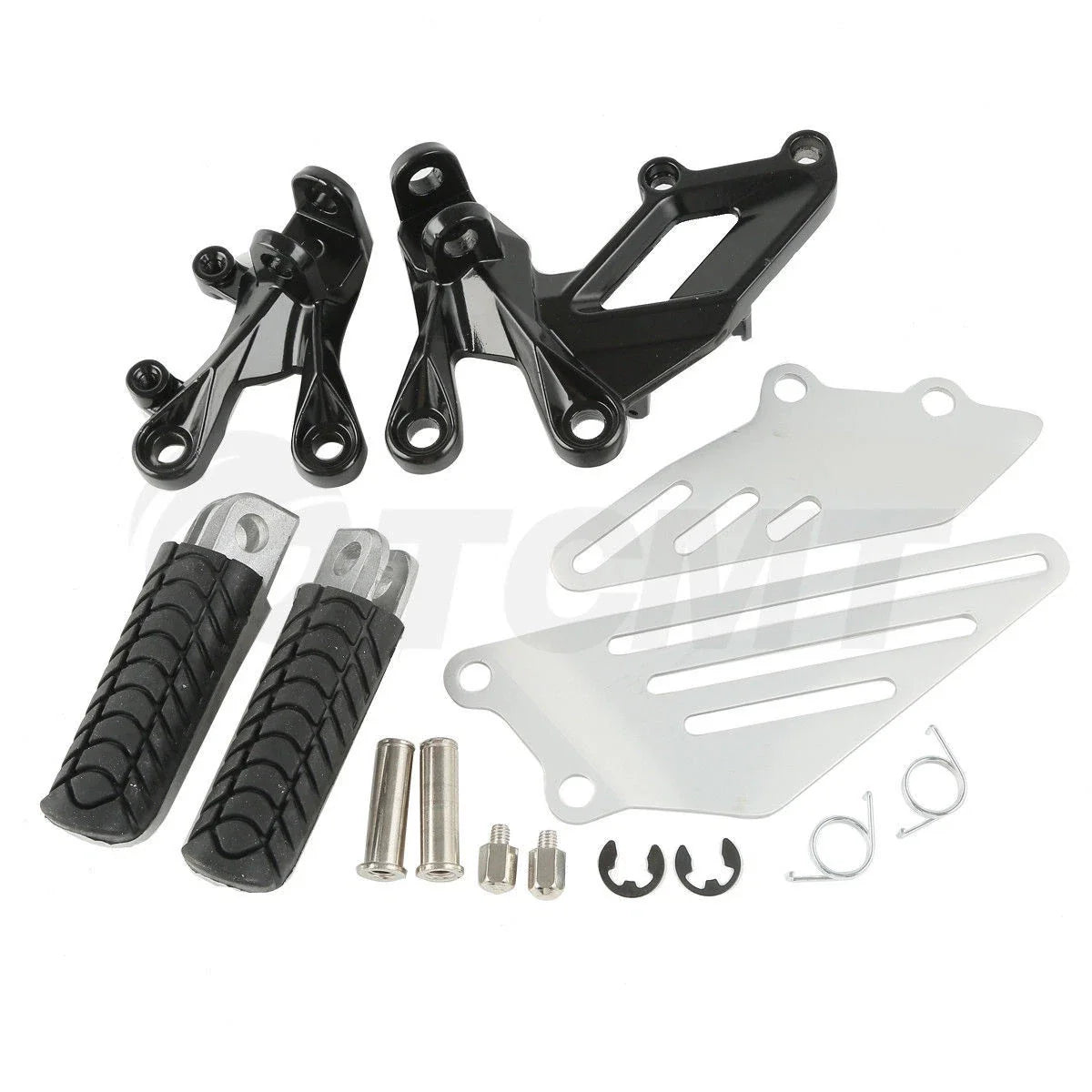 Front Rider Footpegs Footrest Set for Kawasaki Ninja ZX14R ZZR1400 (2006–2023)