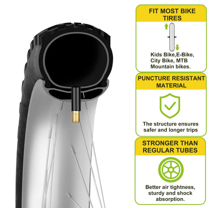 4 Pack 27.5 Inch Bike Inner Tubes for Mountain Bikes