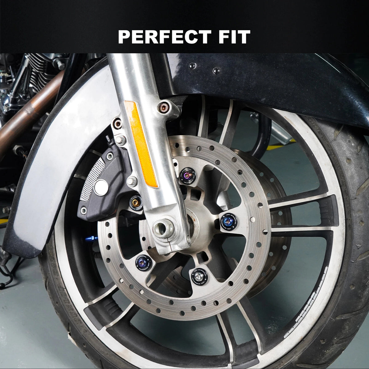 M8 Brake Rotor Disc Bolts for Harley Road Glide Special FLTRXS (2015–2022)