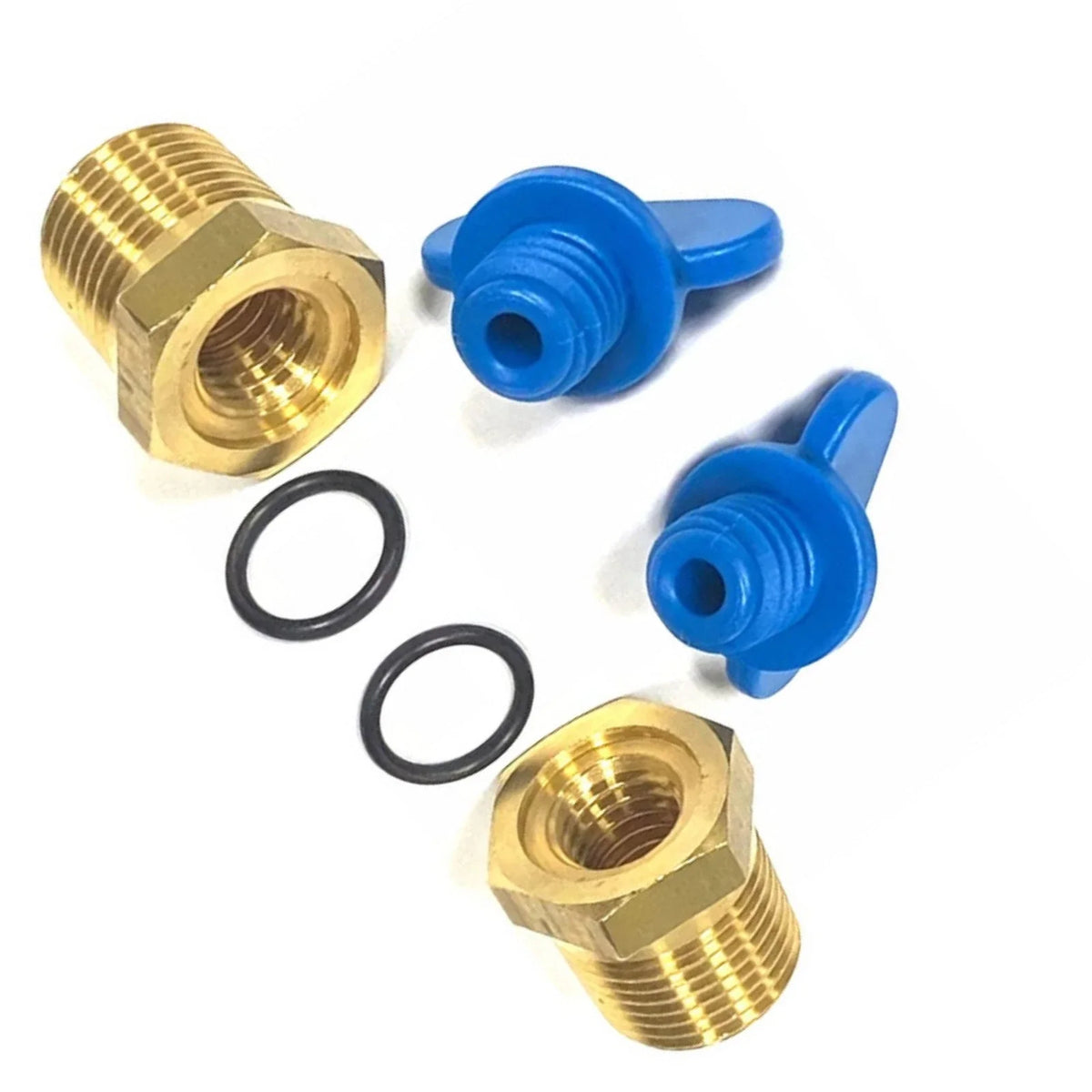 2X Exhaust Manifold Drain Plug Kit for Volvo Penta 4.3 5.0 5.7 7.4 8.2 L