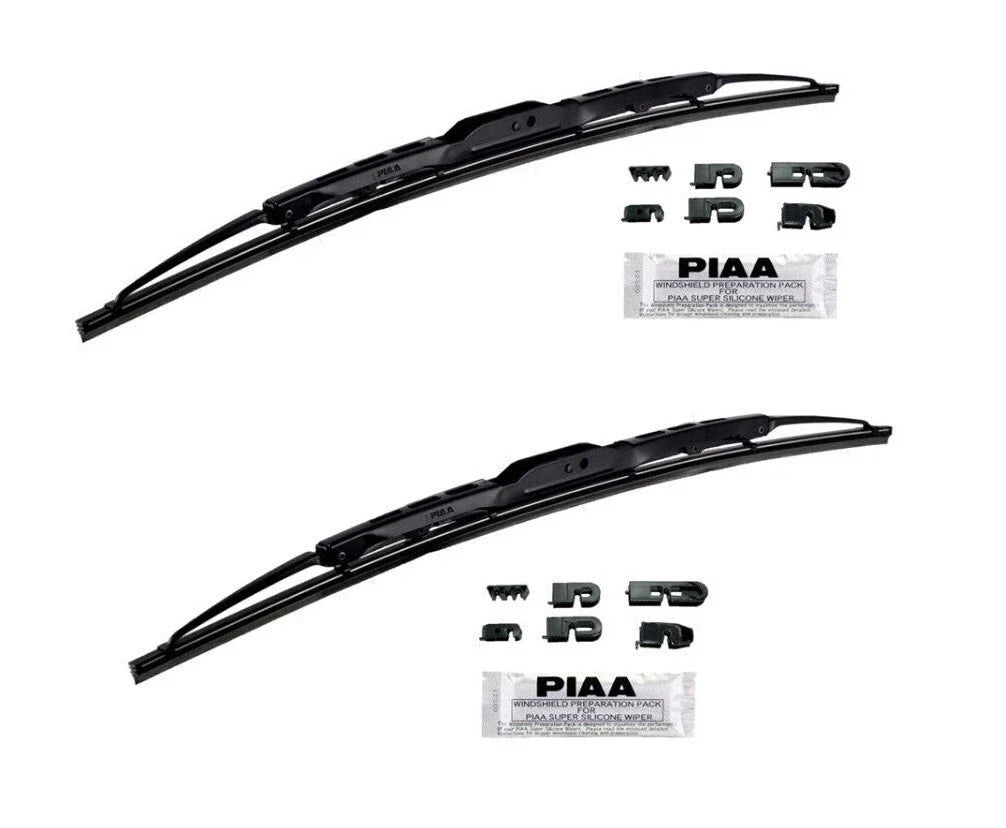Set of 2 PIAA Super Silicone Windshield Wiper Blades 18" / 19" for