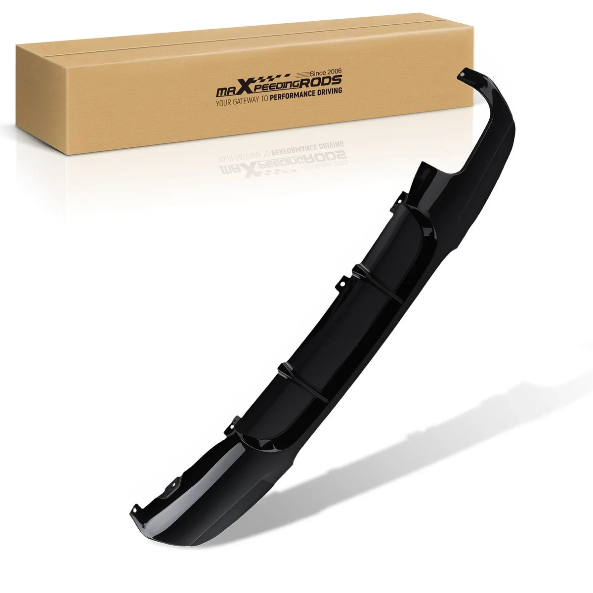 Gloss Black Rear Diffuser for BMW E90 E91 M Sport (2005–2013)