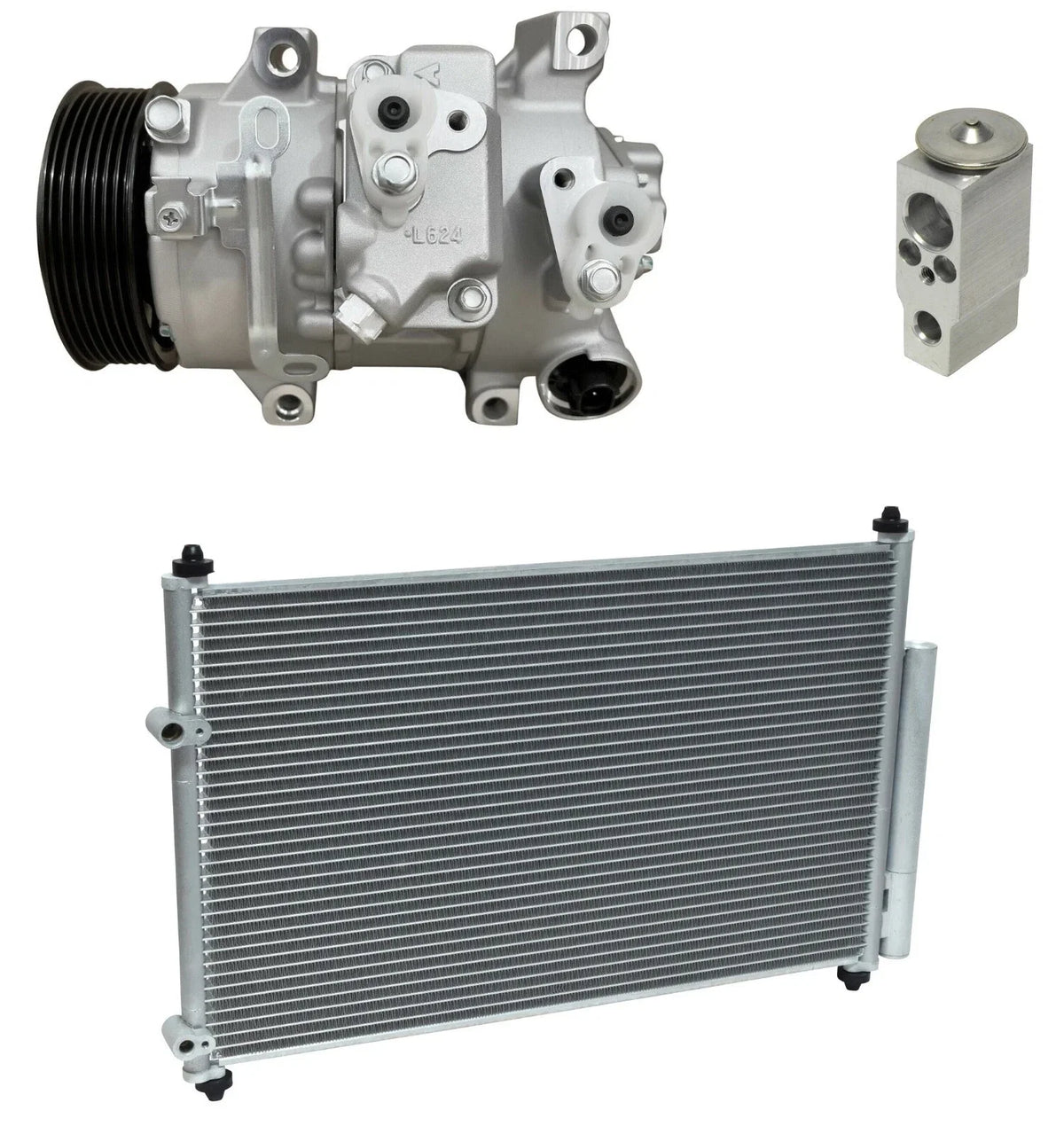 AC Compressor Kit With Condenser for Scion xB 2.4L (2008–2015)
