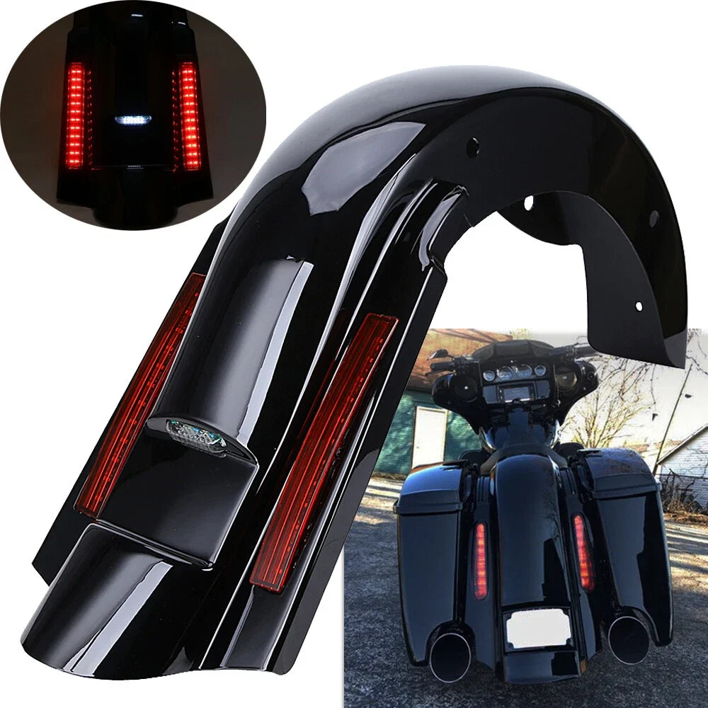 CVO Stretched Rear Fender LED Lights for Harley CVO Road King (1993–2008)