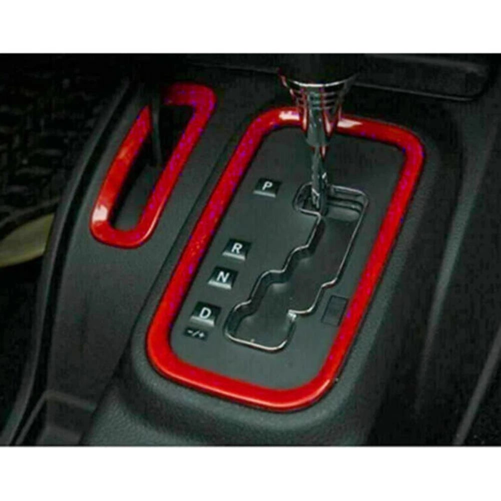 18pcs Red Interior Trim Kit for Jeep Wrangler JK JKU (2007–2018)