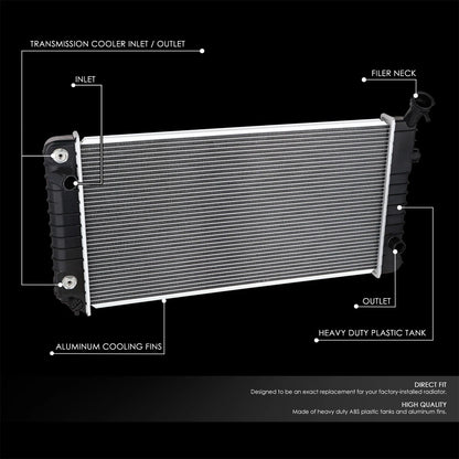 Cooling Radiator for Cutlass Supreme Lumina (1991–1994) 1216 Aluminum