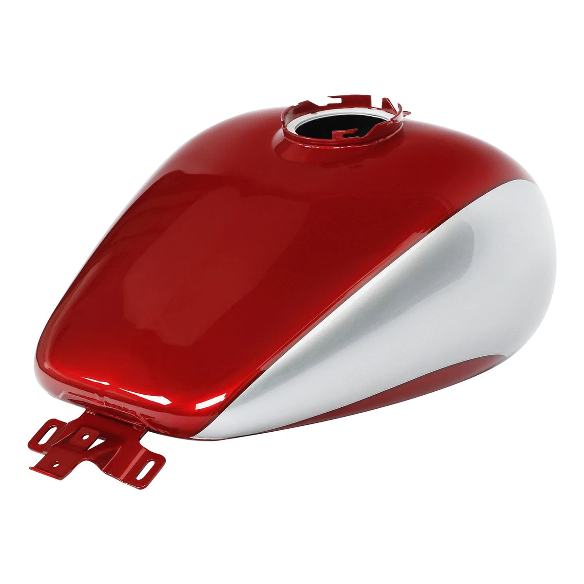 Fuel Gas Tank for Harley Road Glide (2008–2023) 18 Wicked Red/Barracuda Silver