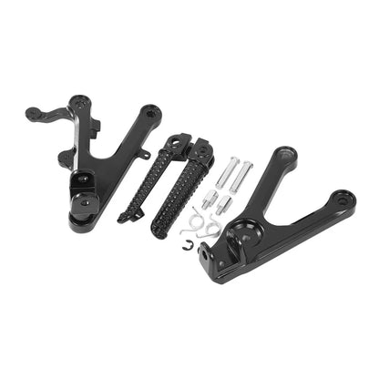 Foot Pegs Front Footrest Bracket for Yamaha YZF R6 (2003–2005), YZF R6S (2006–2009) Black