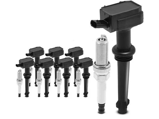 Ignition Coil Set with Spark Plugs for Jaguar XKR S (2012) VV672GW