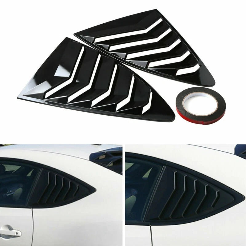 Gloss Black Side Window Louver for Scion FRS, BRZ, Toyota 86 (2013–2018) C127-A097-GlossB