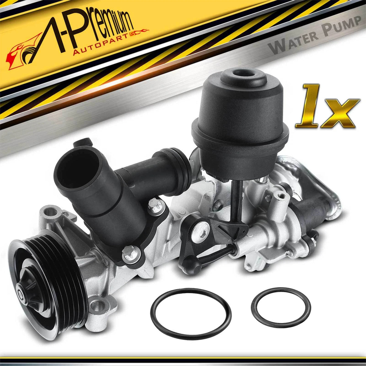 Engine Water Pump for Mercedes-Benz 240D 74-83, 250C, 280CE, 300D, 300SEL (2702000401, AW9172)