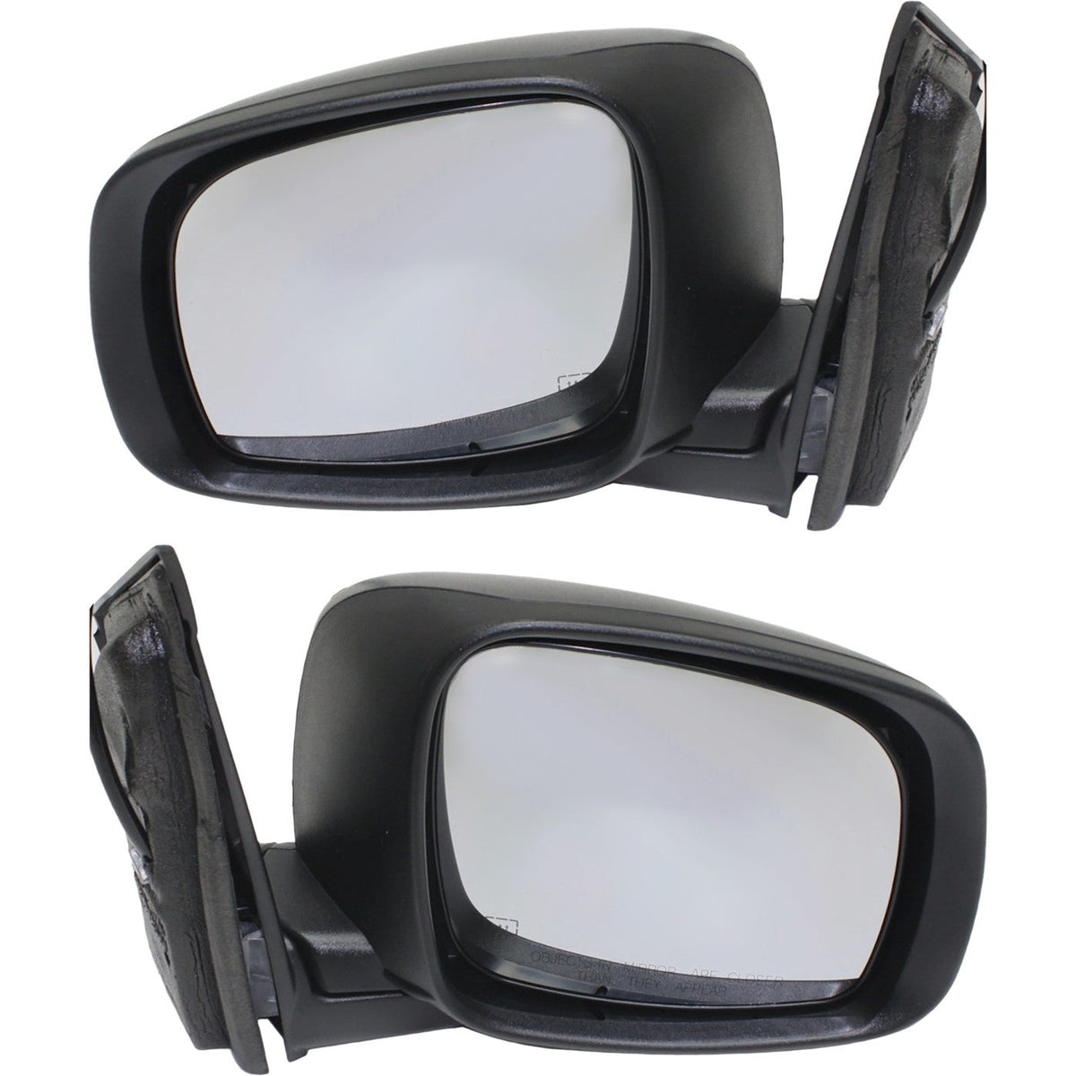 Power Mirror Set of 2 for Dodge Grand Caravan (2008–2020) Heated Black