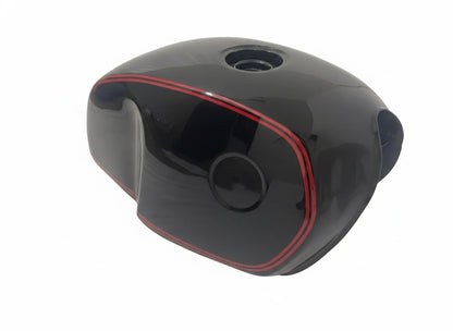 Fuel Tank for BMW R100 RT RS R90 R80 R75 (1970–1996) Black Painted Steel