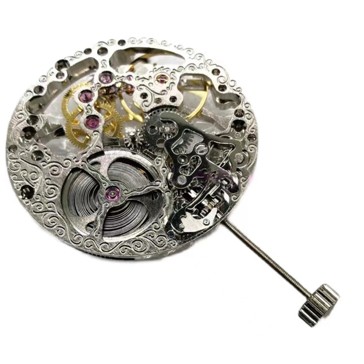17 Jewels Hollow Manual Mechanical Watch Movement Small Seconds for ETA 6498