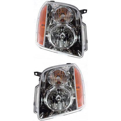 Headlight Assembly Pair for GMC Yukon XL (2007–2014) PLX-M1-334-1142L-AF, GM2502265, GM2503265