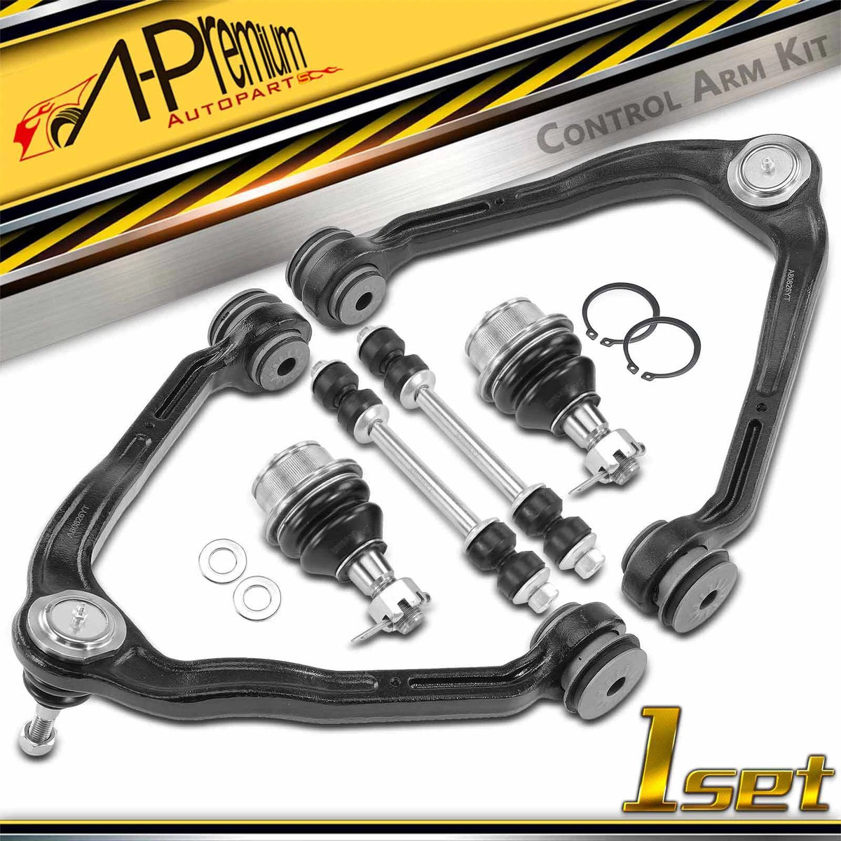 Set of 8 Front Control Arm Ball Joints for Chevy Express 1500 (2003–2014)