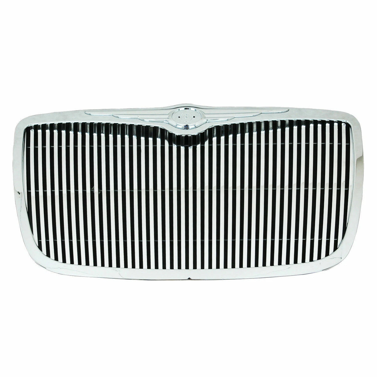 Chrome ABS Vertical Replacement Grille for Chrysler 300/300C (2005–2008) FG560