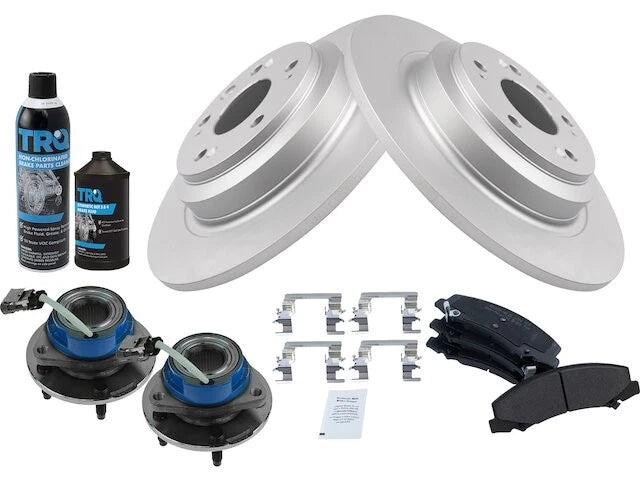 Brake Pad and Rotor Wheel Hub Kit for Cadillac DTS (2006–2011) 26357BXYK