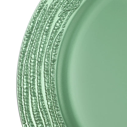 100 Pcs Antique Charger Plates for Wedding Table Dinner Kitchen Party