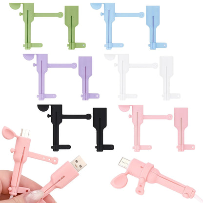 6X Silicone Cord Organizers for Charger Cables (Universal)