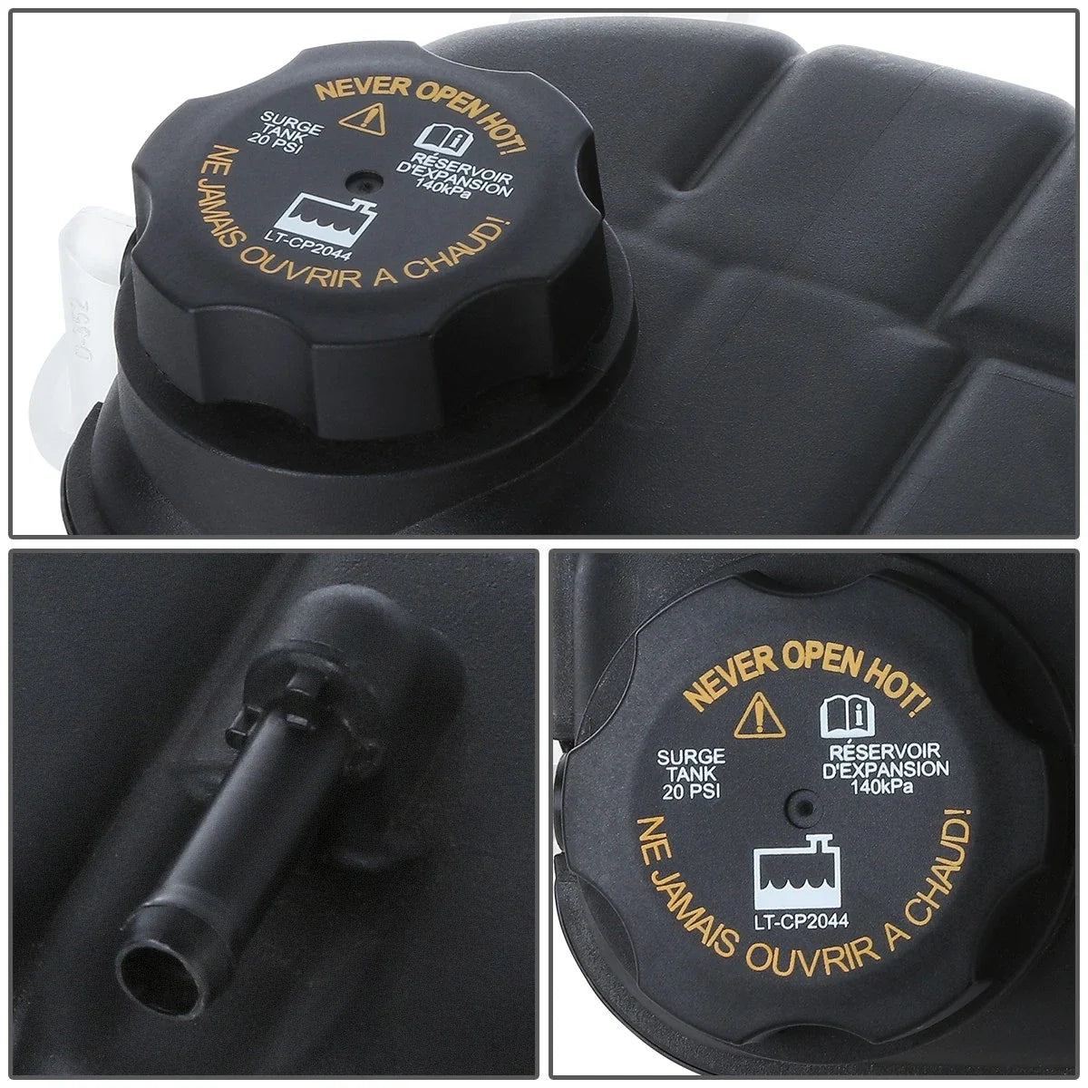 Engine Coolant Overflow Tank Reservoir Bottle w/Cap for Trax/Encore (2013–2021)
