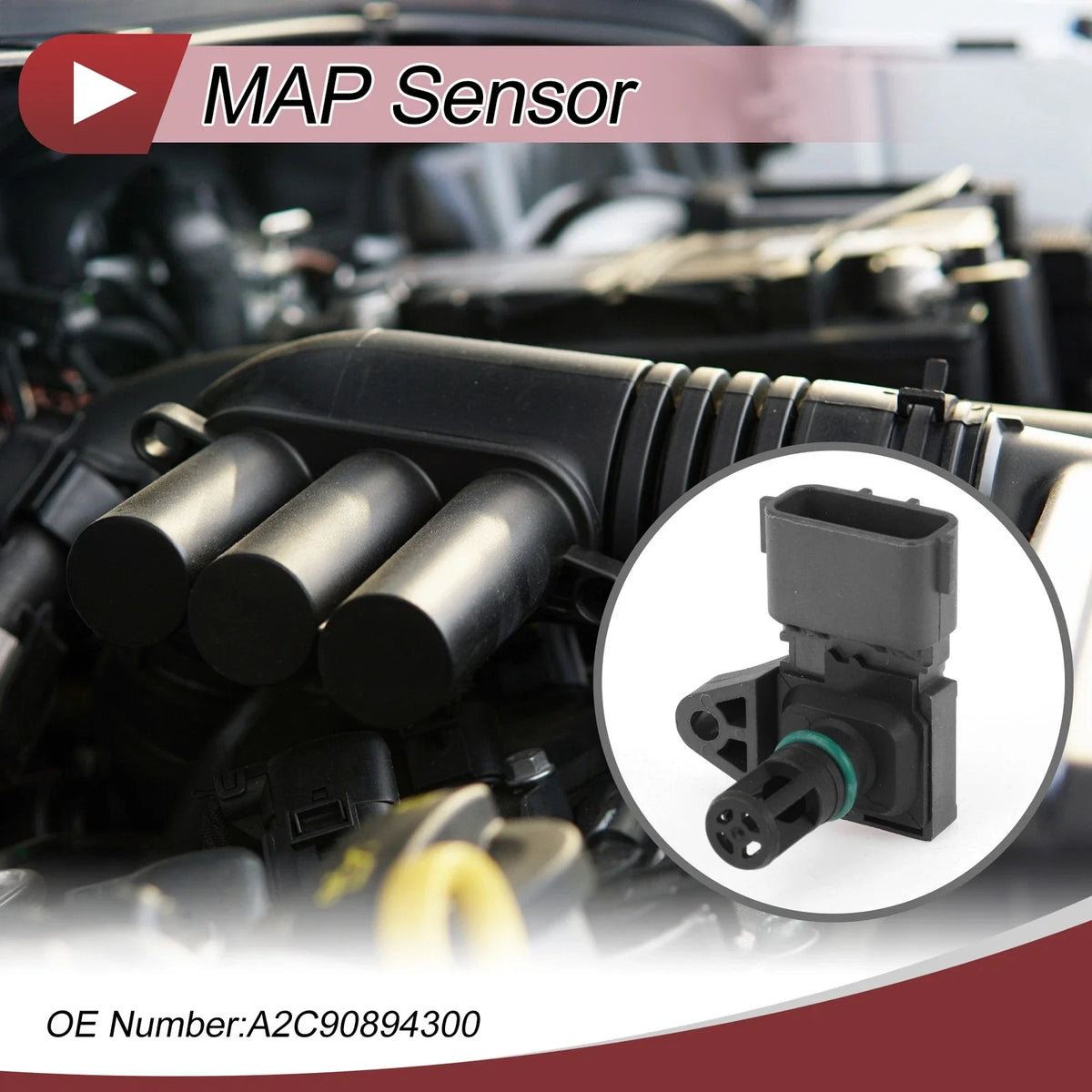MAP Sensor A2C90894300 for Nissan Micra III (2003–2010)