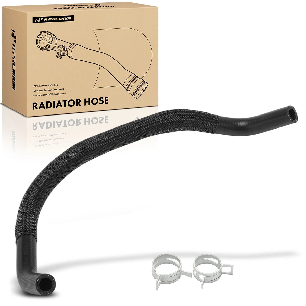 Radiator Coolant Hose with Clamp for Ford Explorer Escape Fusion Focus