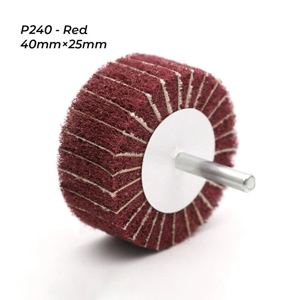 Sanding Mop Set of 2 40/50mm P120/P240 for Wood and Metal