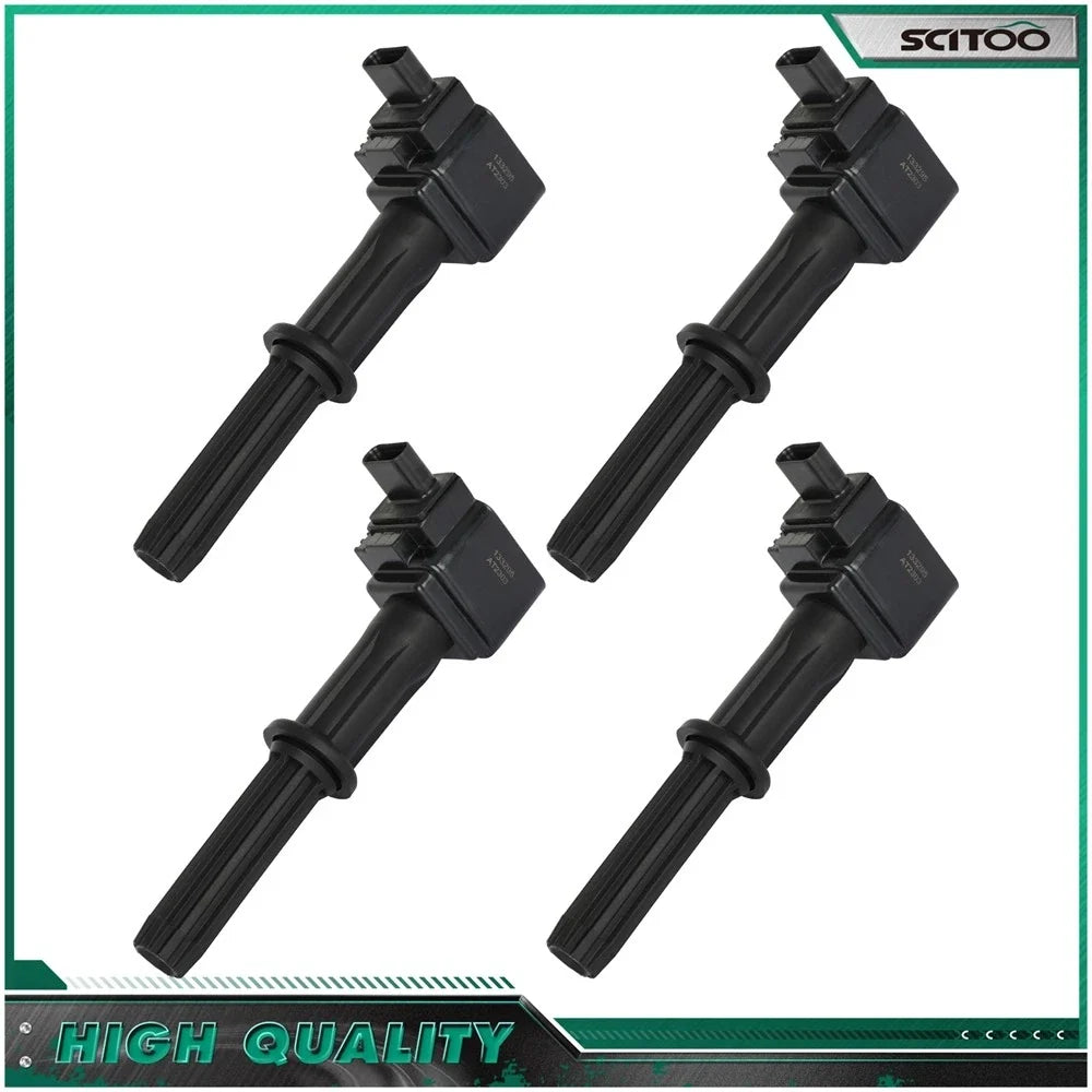 Set of 4 Ignition Coils for Chevrolet Spark (2016–2020) L4 1.4L