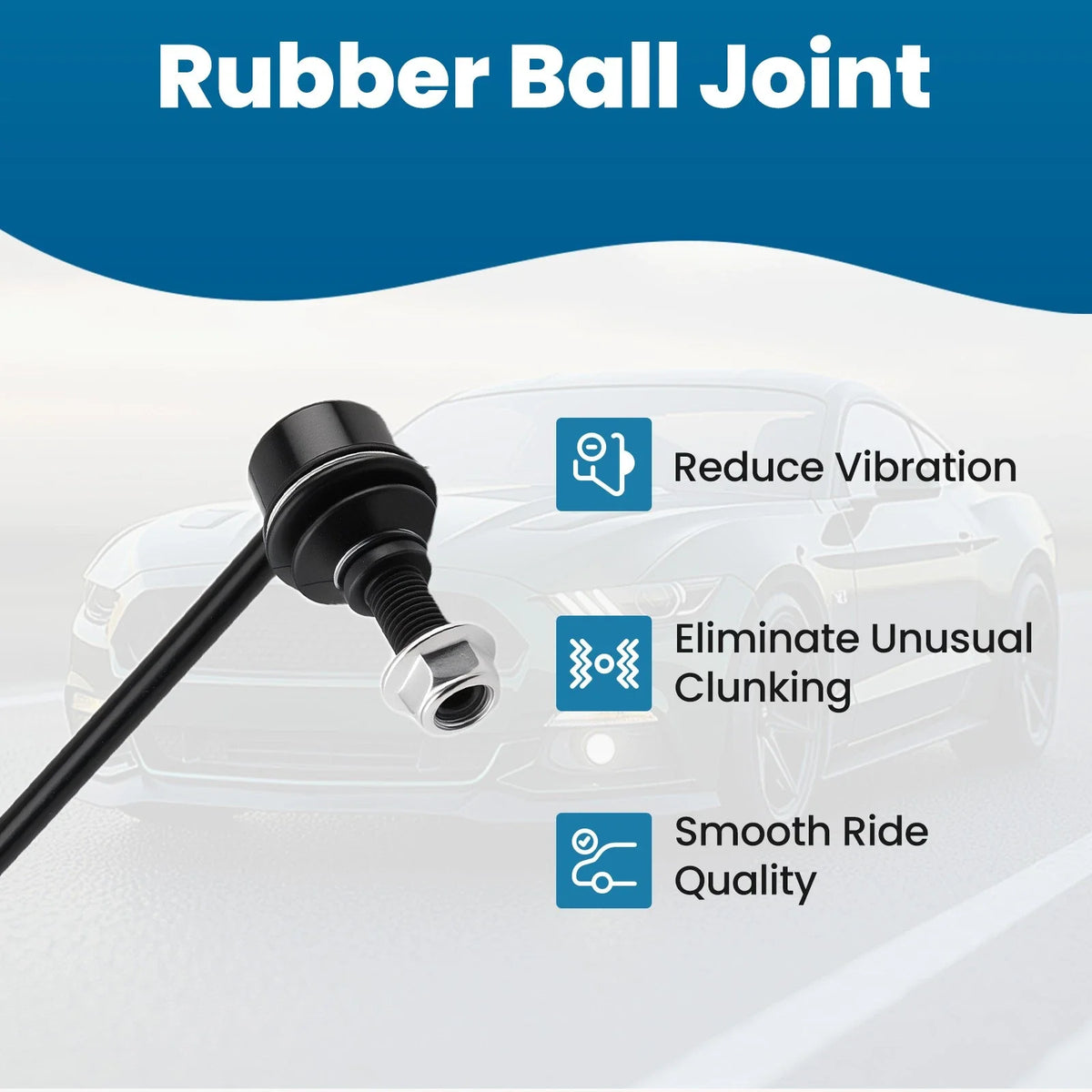 Sway Bar End Link Front Left Right Side for Ford Mustang (2005–2014)