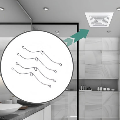 4x Grille Spring Clips for Broan Nutone Bathroom Fan (ReVent RVL80)