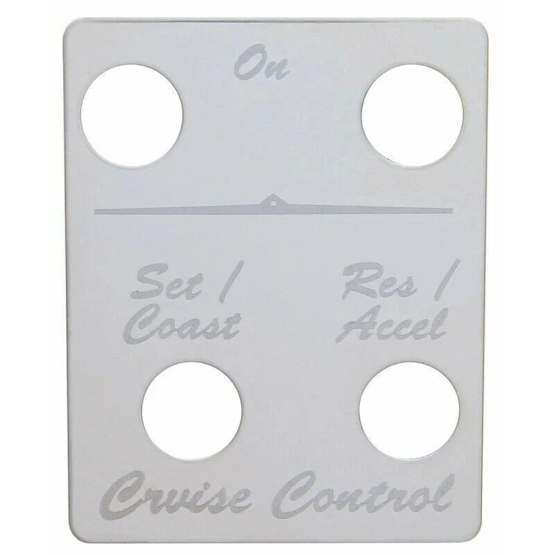 Toggle Switch Plate for Peterbilt Cruise Control (UP#48419)