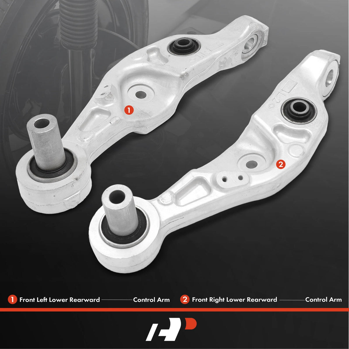 2X Front Lower Rearward Control Arm for Lexus LS460 (2007–2012) 4864050070, 4864050110, 4862050070, 4862050110