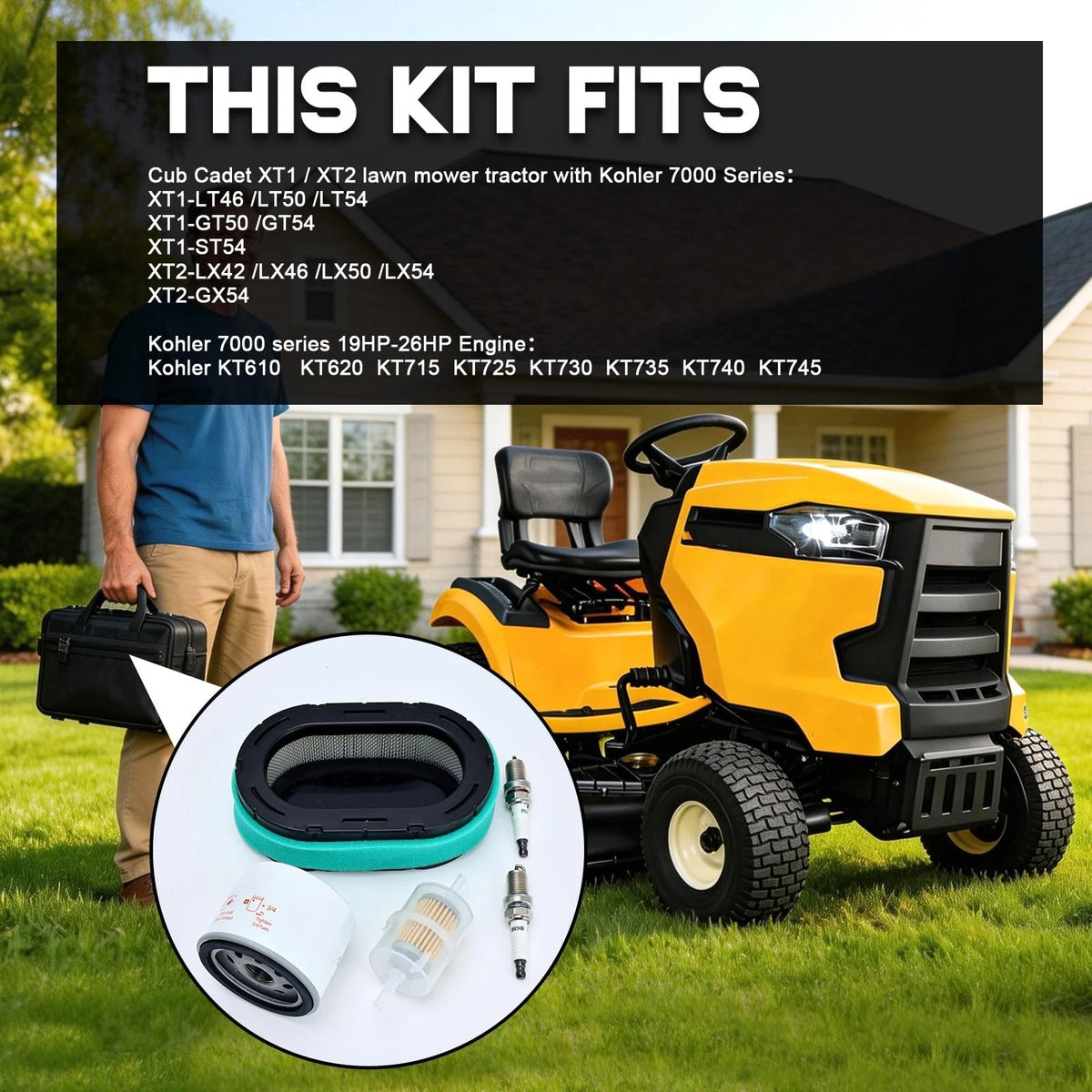 7000 Maintenance Kit for Kohler KT715
