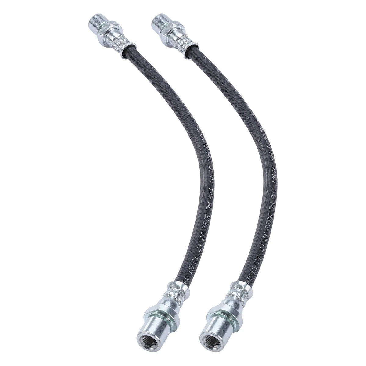 Set of 2 Brake Hoses for Subaru Impreza (1995–2001) 18021984, 2203858, 26531AA020