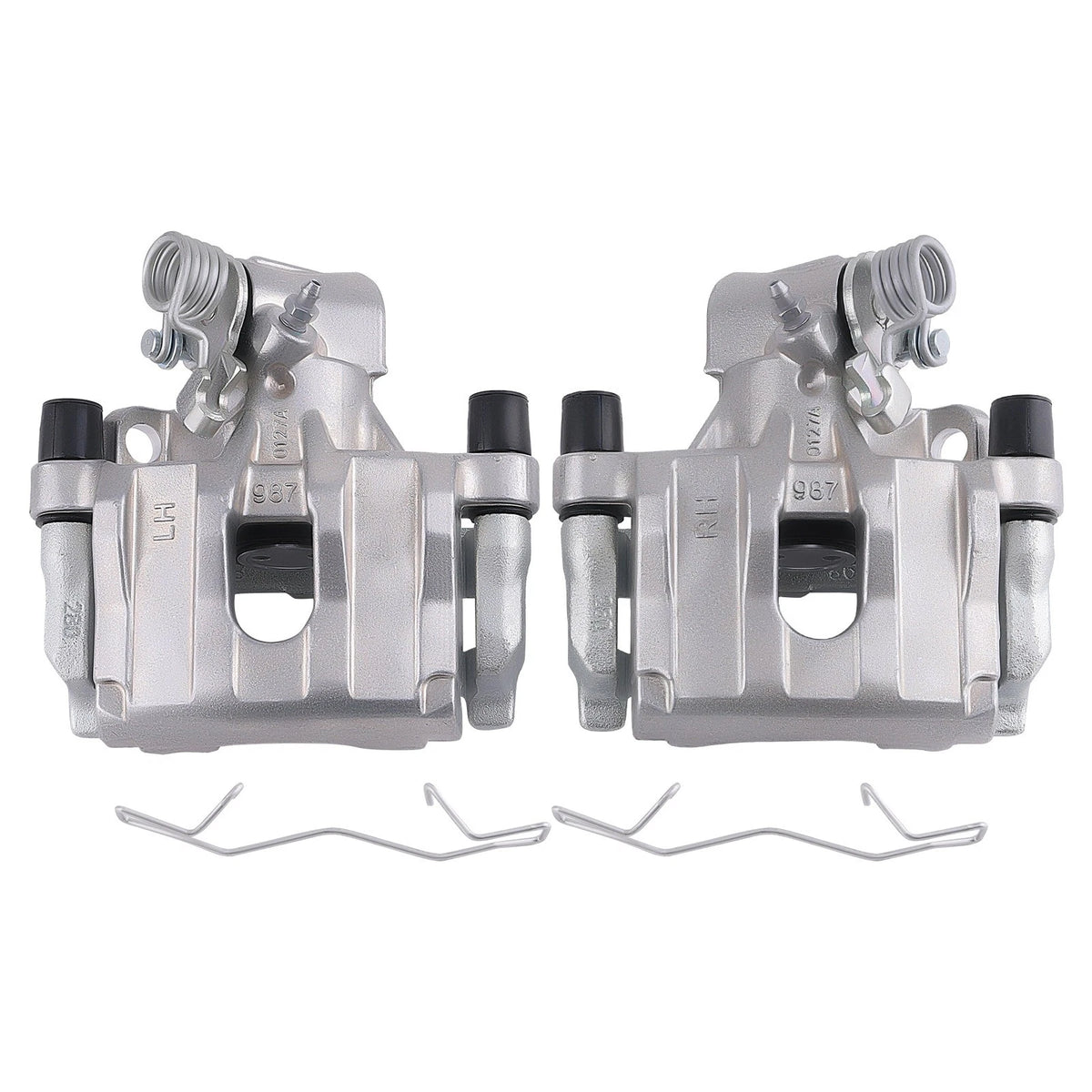 Set of 2 Rear Brake Calipers w/Bracket for Mazda 3 Ford C-Max Escape (2013–2019) - CFI4XN, 19-B6284A