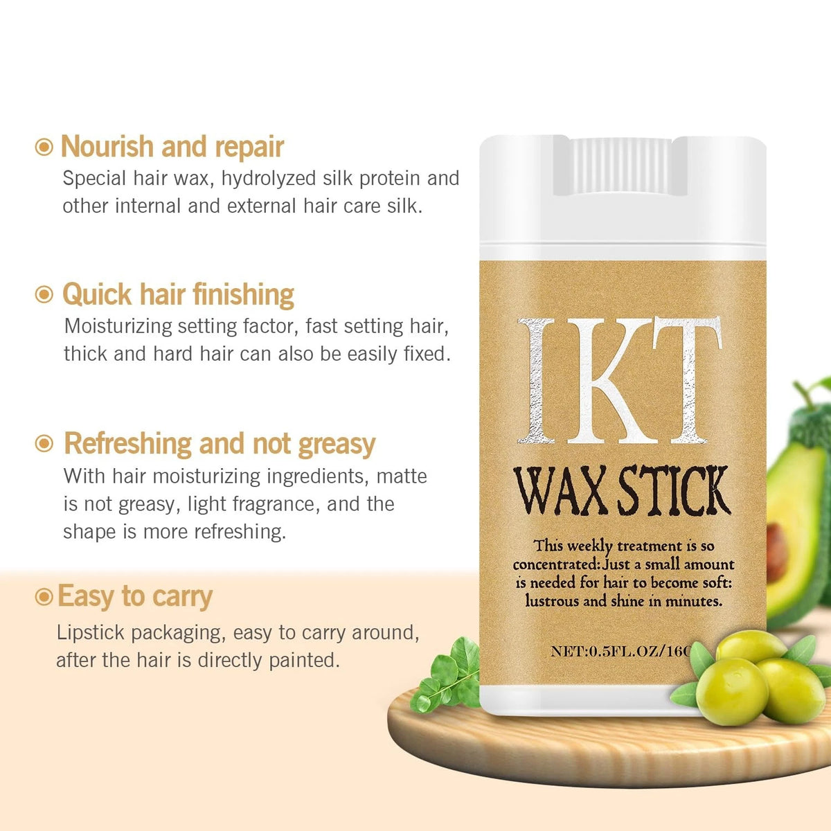 Hair Wax Stick for Women & Kids (0.56 Ounce)