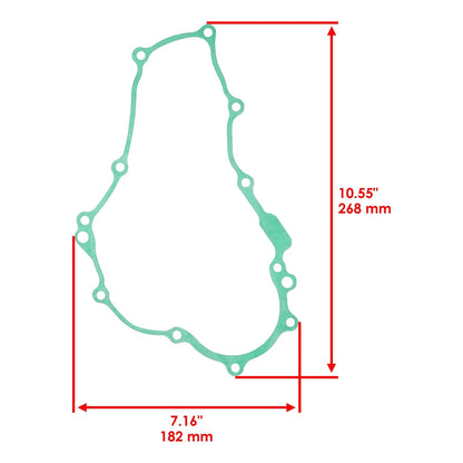 Stator Cover Gasket for Yamaha WR250X WR250 X (2008–2011) TS8459GT406MG