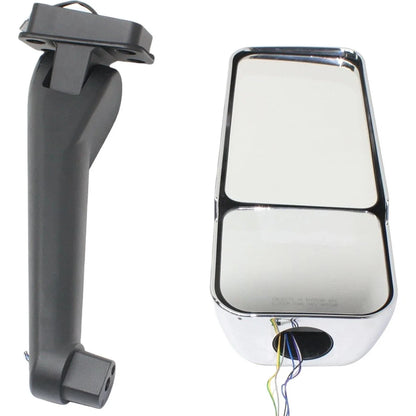 Passenger Side Power Heated Chrome Mirror for Chevrolet C4500 Kodiak (2003–2009)