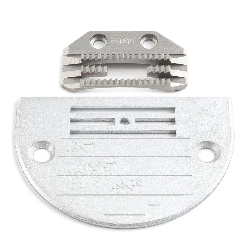 Set of 2 Feed Dog & Plate for Juki Brother Singer Sewing Machines