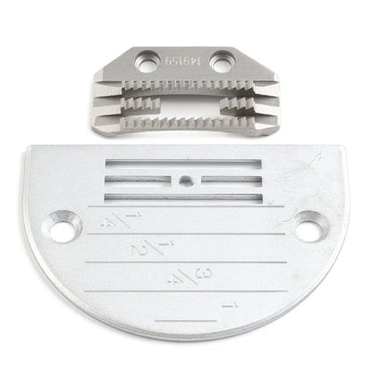 Set of 2 Feed Dog & Plate for Juki Brother Singer Sewing Machines
