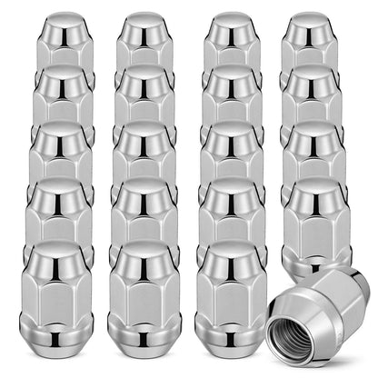 Chrome Acorn Lug Nut 12x1.5 for Ford Bronco Escape Focus Fusion (1993–2020)