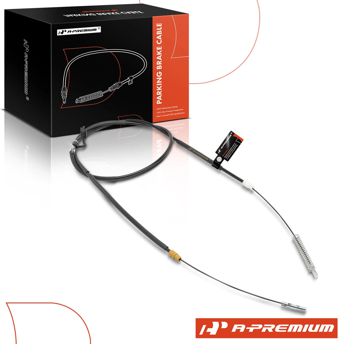 Rear RH Side Parking Brake Cable for Dodge Ram 4500 5500 (2008–2010) 52013834AB, 52013834AC, 52013834AD, 52013834AE, C661264