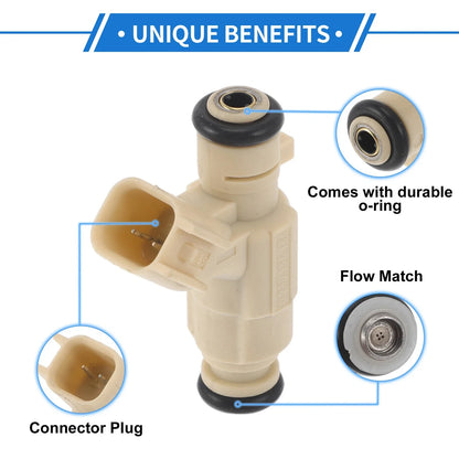 1 Pc Fuel Injector No.0280156184/4L2EE1A for Ford Explorer (2004)