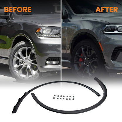 Set of 2 Fender Flares Trim Molding for Dodge Durango (2011–2020)