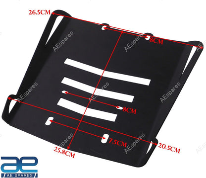 Solo Expedition Rack Plate for Royal Enfield 650 Super Meteor 350 (2023)