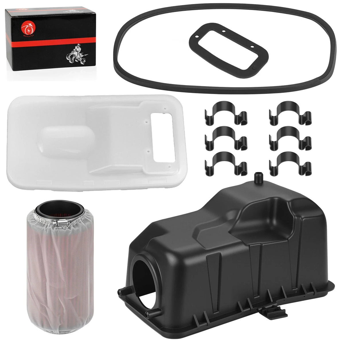 Air Filter Box Lid Cover Seal w/Clip Kit for Polaris Sportsman (2001–2010)