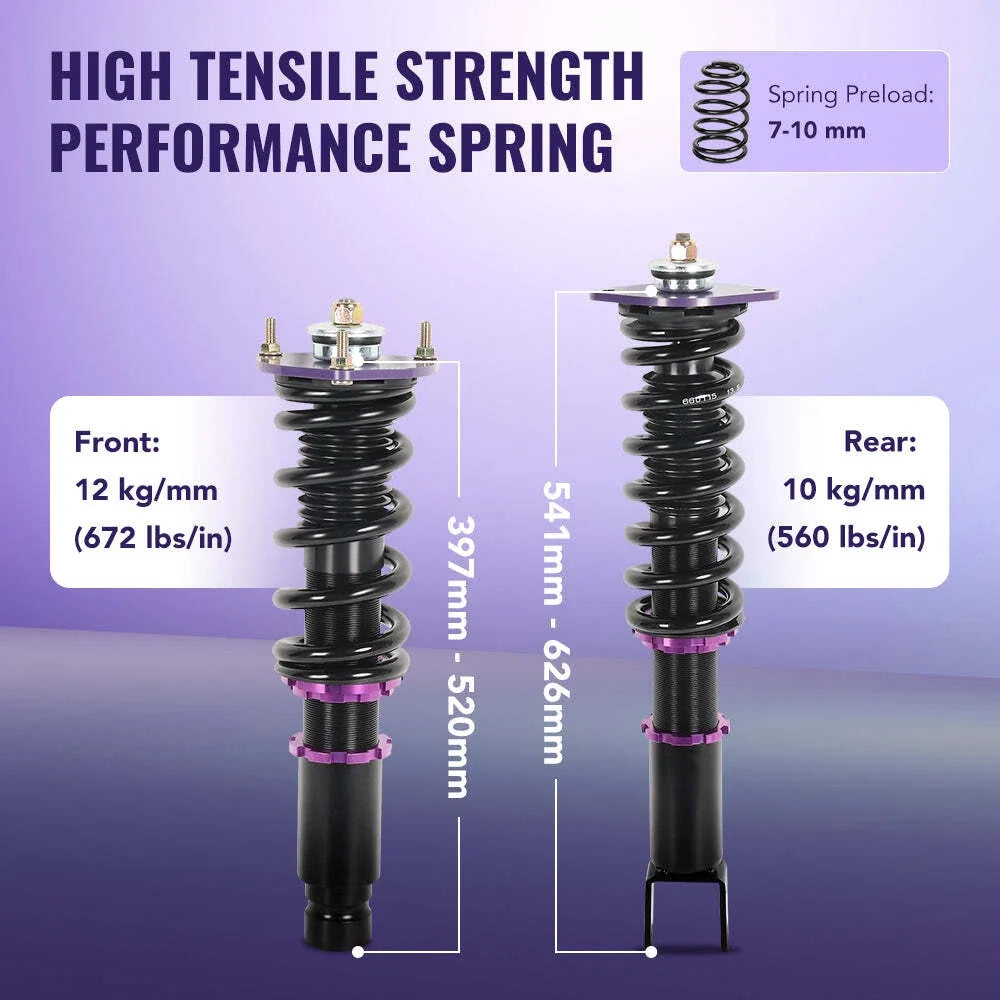Coilovers Lowering for Infiniti G37x (2008–2013) AWD Adjustable Height