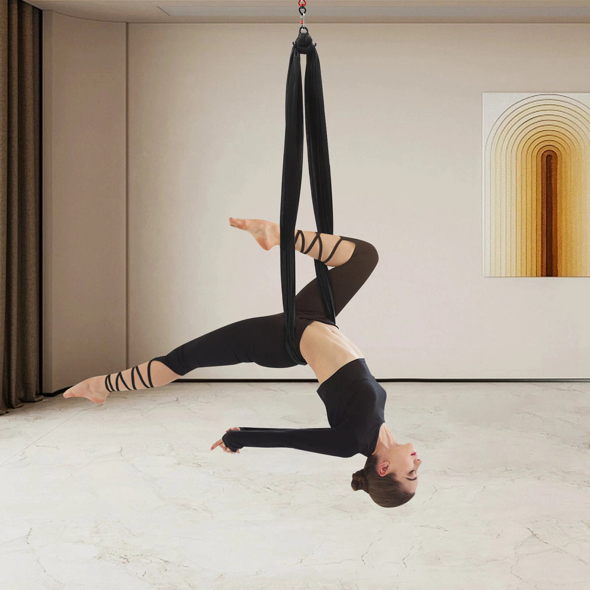 Yoga Hammock Aerial Silk Swing 2.6X10M AntiGravity Fitness