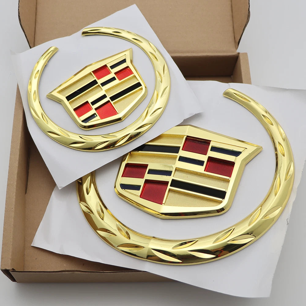 Gloss Gold Emblem Badge for Escalade ATS CTS STS